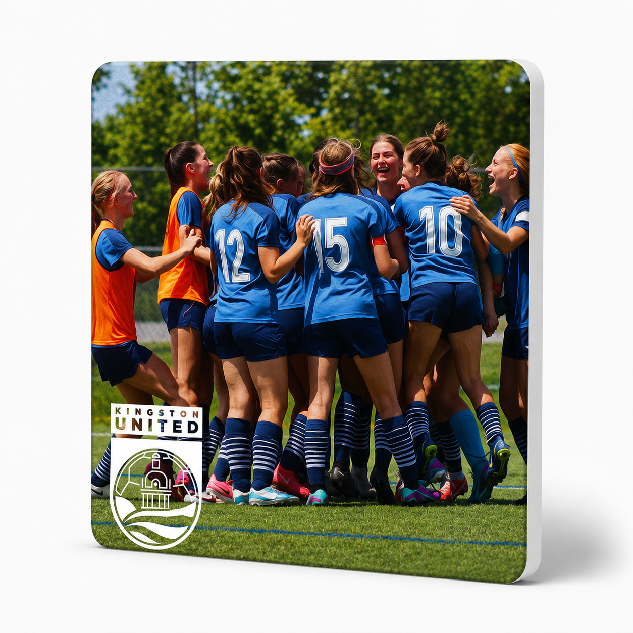 Kingston United ceramic Player Tile example 1