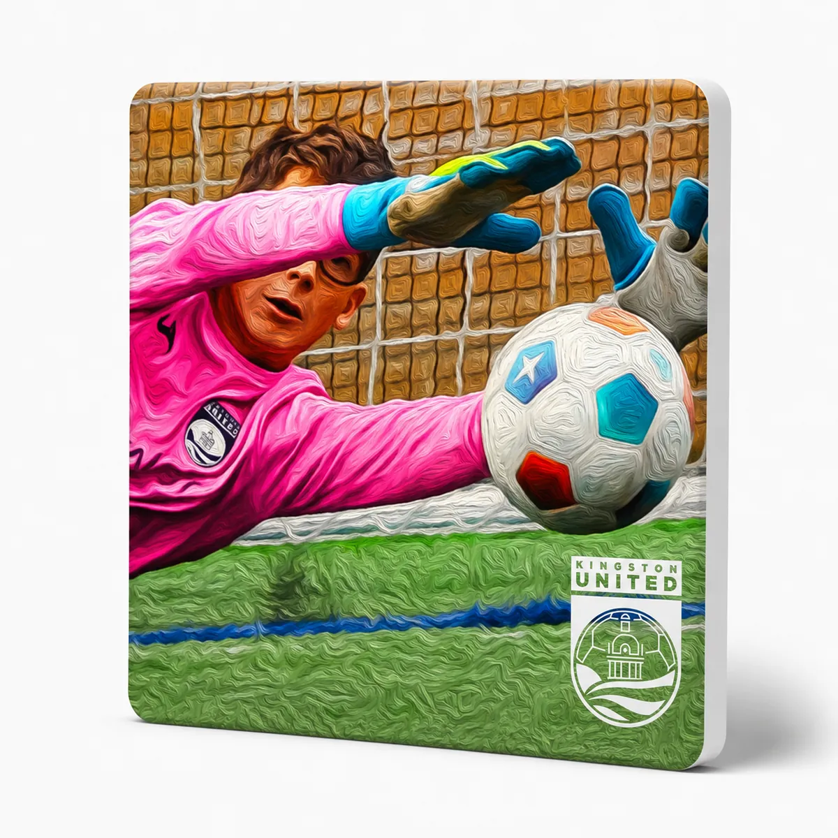 Kingston United ceramic Player Tile example 3
